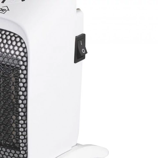 Home FKH 400 hordozható elektromos mini kerámia fűtőtest, 400W, elektronikus termosztát, fehér FKH 400