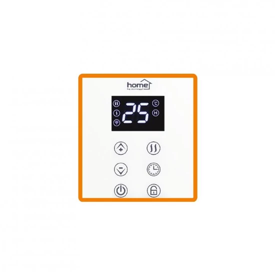 Smart fűtőtest, fehér üveg, 2000 W FK 440 WIFI