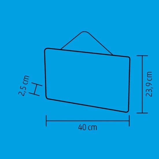 Fa világító kép, melegfehér LED KLW 40