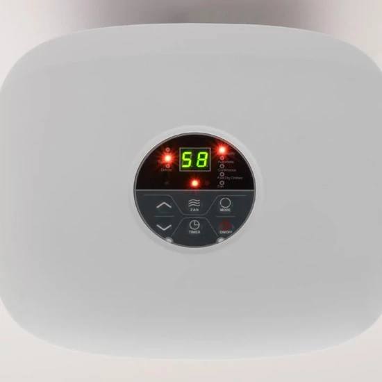 Home DHM 10LR párátlanító, ajánlott szobaméret max. 20 m2, 10 liter párátlanító kapacitás, R290 töltőgáz, 2,2 literes víztartály, 5 üzemmód DHM 10LR