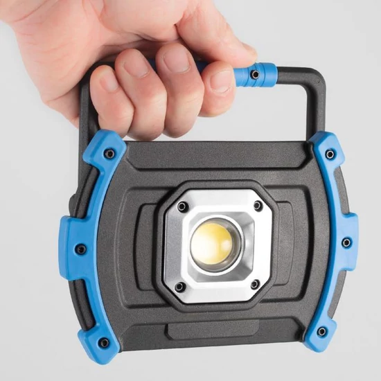 Újratölthető COB LED fényvető, 20 W, 1600 lm, 5000 K FLB 20C