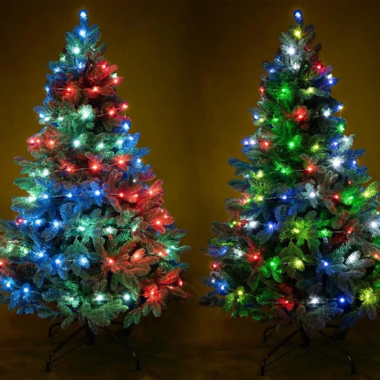 Micro LED-es fényfüzér, RGB, 100 LED, 12 prg ML 112 RGB