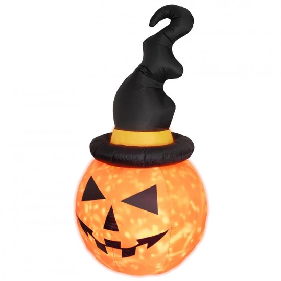 Felfújható Halloween tök, 180 cm, belső LED projektorral KD 180 T