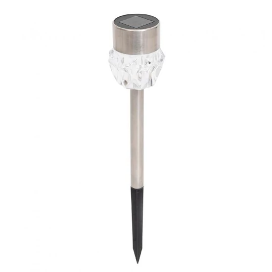 Home MX 809 napelemes kerti lámpa, 1 db LED, fém, időjárásálló, automatikus, hidegfehér MX 809
