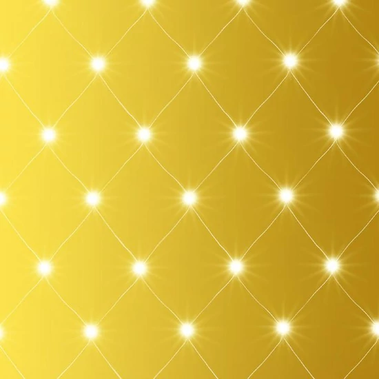 Világító háló, 3x3m, melegfehér, kül., 240 LED KLN 240C/WW