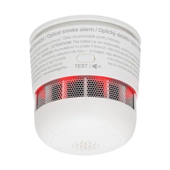 Optikai füstriasztó 10 éves akkumulátorral SMO 10