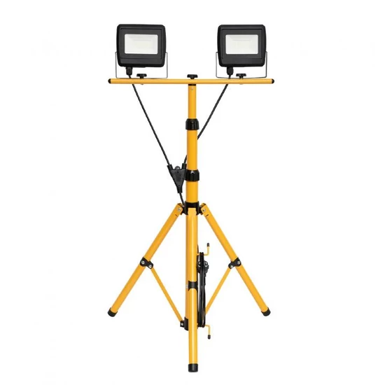 LED fényvető, állványos, 2x30W, 4000 lm, IP65 FLL STAND 2/30