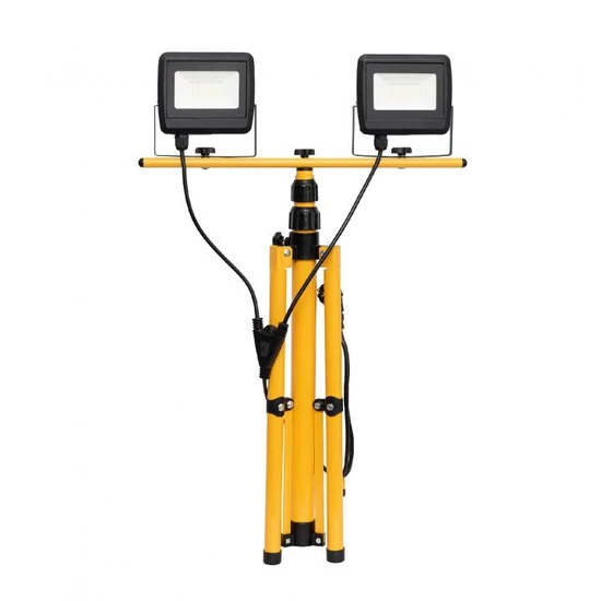 LED fényvető, állványos, 2x30W, 4000 lm, IP65 FLL STAND 2/30
