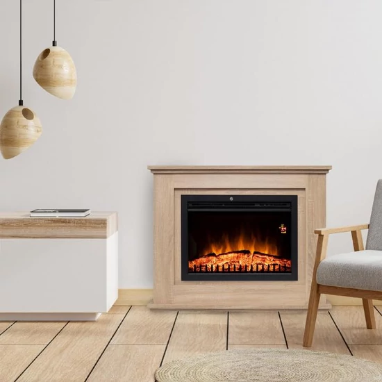 Home FKKF 03 + FKKI 03 KIT FKK Bologna beépíthető elektromos látványkandalló kerettel, sonoma FKK BOLOGNA