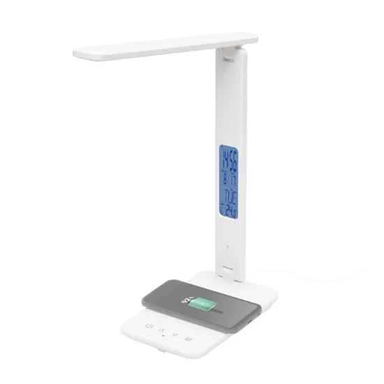 Home LA 10 Q asztali lámpa vezeték nélküli töltővel, 600 lm, 6 W, 5 fokozat, vezeték nélküli Qi töltő (max. 10 W) LA 10 Q