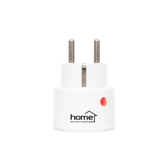 Home TH2300 távirányítható mini hálózati aljzat, max. 2300W, 40m hatótáv, LED visszajelző TH2300