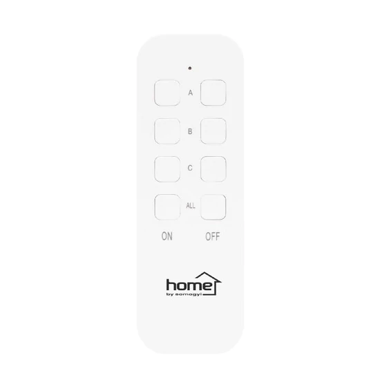 Home TH2313 távirányítható mini hálózati aljzat szett, 2300 W, 3 aljzat + 1 távirányító, 40m hatótáv TH2313