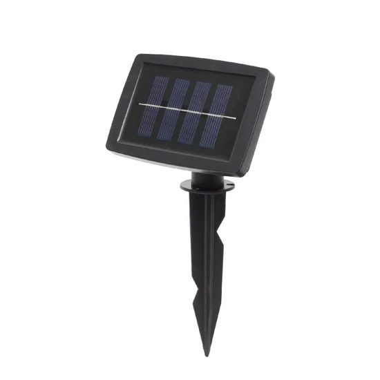 Home SML100WW micro LED fényfüzér, 5 méter, napelemes, kül- és beltéri kivitel, 100 db melegfehér micro LED SML100WW