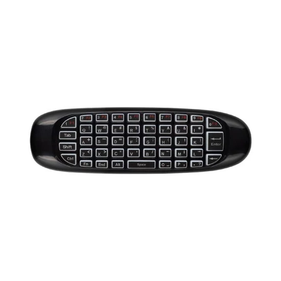Home URCAIR2 SMART távirányító, 2in1, egér, billentyűzet, tölthető, légegér, air mouse, világító billentyűzet URCAIR2