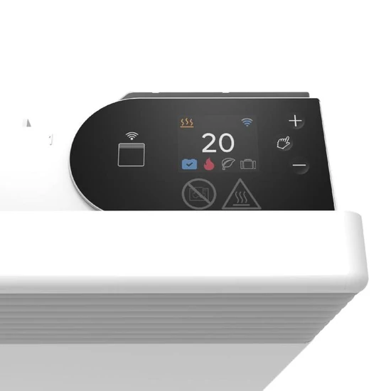 Noirot E179113 Spot WIFI 1000 BL konvektor fűtőtest, 1000 W, alumínium fűtőelem, falra szerelhető vagy szabadon álló, napi és heti programozás, applikációval vezérelhető E179113