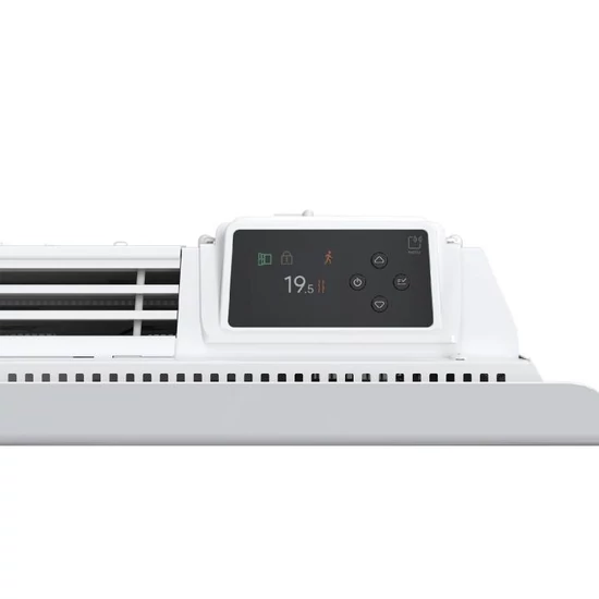 Noirot E219115 Caldera 2 H 1500 BL lávaköves radiátor, 1500 W, IP24 védettség, alumínium és lávakő fűtőelem, gyermekzár, LCD kijelző E219115