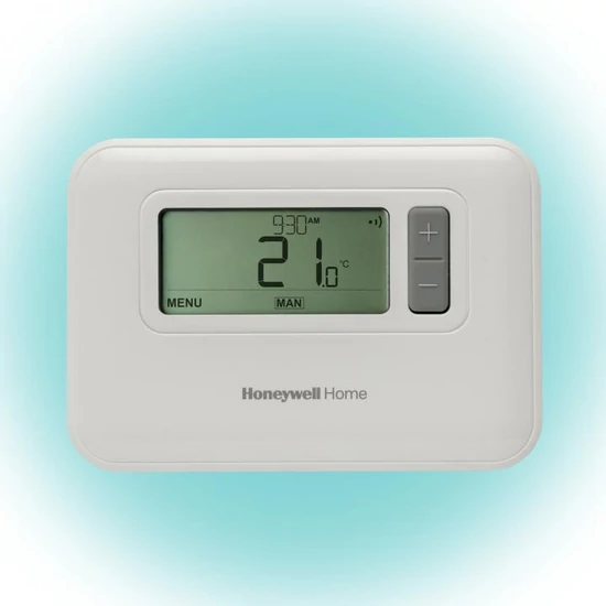 Honeywell Home T3C110AEU programozható szobatermosztát, LCD, időszámítás váltás, 7 napos programozhatóság, extra funkciók, fagyvédelem