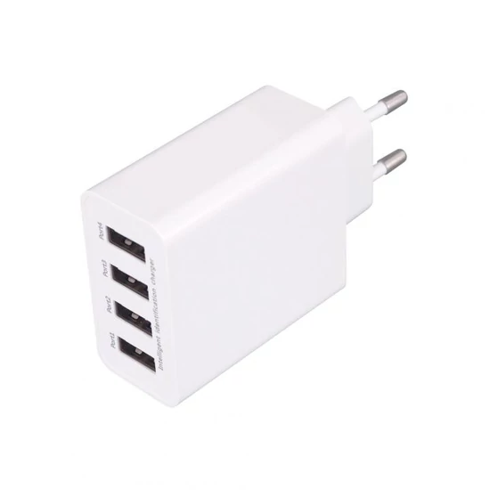 USB hálózati töltő, 4x 3.1A, SUM 5A