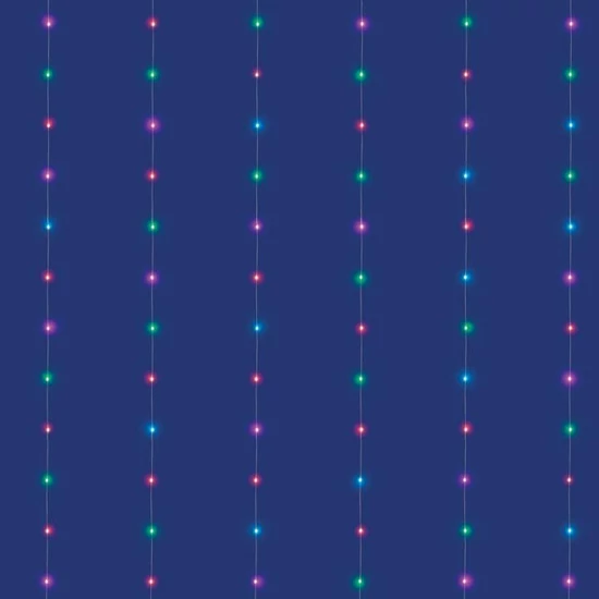 iSparkle microLED-es fényfüggöny, SMART, RGB, 120 LED, IP44