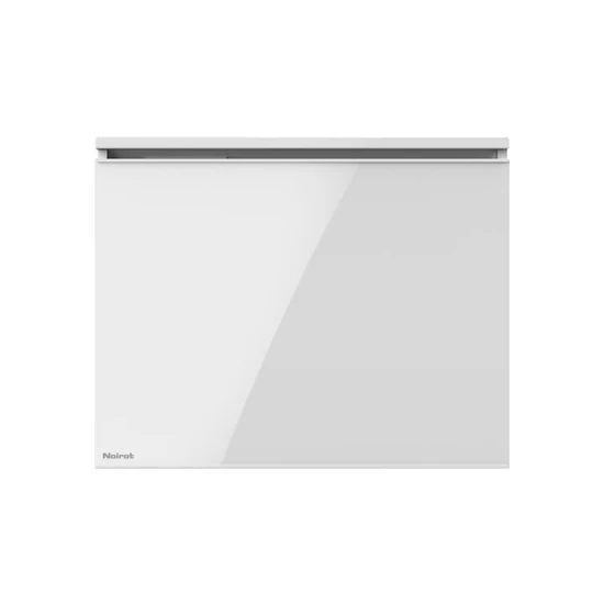 Noirot E211113 Verlys 1000 BLY elektromos radiátor, 1000 W, konvektív és infravörös fűtési mód, IP24 védettség, edzett üveg előlap, fehér színű