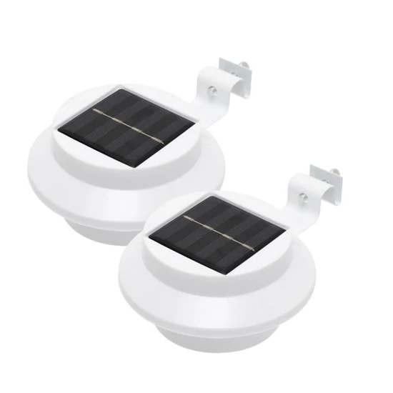 HOME MX652SET napelemes kerti lámpa, 3 db  melegfehér LED, 2db/doboz, cserélhető akkumulátor, műanyag