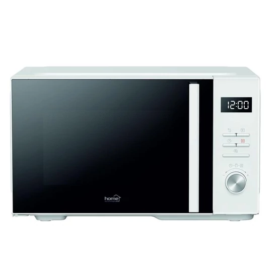 HOME HGMH25GR mikrohullámú sütő, 25 liter, grillfunkció, 25l, fehér, 900 W, digitális, 5 fokozat, gyerekzár
