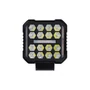 LED munkalámpa 10-60V 50W 16LED  6000K és figyelmeztető	sárga