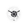 Led Flip mennyezeti lámpa 36W+15W 3CCT ventilátorral 40cm fekete	