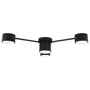 LED csillár GX53 Guliver x4 85cm fekete	