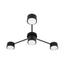 LED csillár GX53 Guliver x4 85cm fekete	