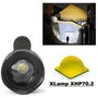 LED-es zseblámpa USB zoom XHP70 50000 lumen