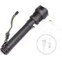 LED-es zseblámpa USB zoom XHP70 50000 lumen
