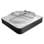 Galaxis Kos LED csillár 54W 40x40x8cm fekete