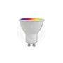 Gu10 wifi rgb + ww / cw 5w led izzó