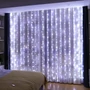 Led függöny usb 5v 300 led 3x3m, távirányító 6500k