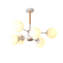 ISABEL CHANDELIER 6XE27 WHITE