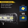 LED munkalámpa combo  IP67 10-30V  480W 59cm