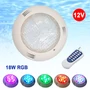 PL2 LED POOL LIGHT 18W RGB AC12V WITH REMOUTE