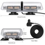 LED-es figyelmeztető lámpa, 7 mód 12/24V-os 36 W mágneses talp