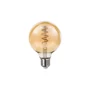 Led izzó e27 filament dimm g80 2200k 4w borostyán