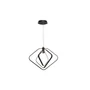 Mesto led függőlámpa 36w 47x35cm 4000k fekete