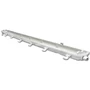 Üres lámpatest vízálló IP65 led fénycsőnek120cm 2x36W Átlátszó