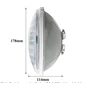 LED MEDENCE VILÁGÍTÁS PAR56 12V, 40W, SZÍNVÁLTÓS, TÁVIRÁNYÍTÓS.