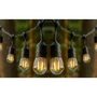 LED füzér 10m 10x E27 1W-os izzókkal