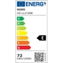 LED mennyezeti lámpa 3CCT 72W fekete+arany TUYA