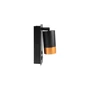 Klemens GU10 fekete arany fali olvasólámpa USB