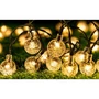 Napelemes LED füzér 40 LED 785cm kerek