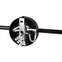 LED fali lámpa Katia mozgatható 460mm 1xGU10 fekete