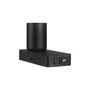 Timo GU10 fekete fali olvasólámpa USB A+C