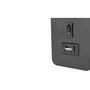 Piero G9 USB olvasó fali lámpa fekete + arany